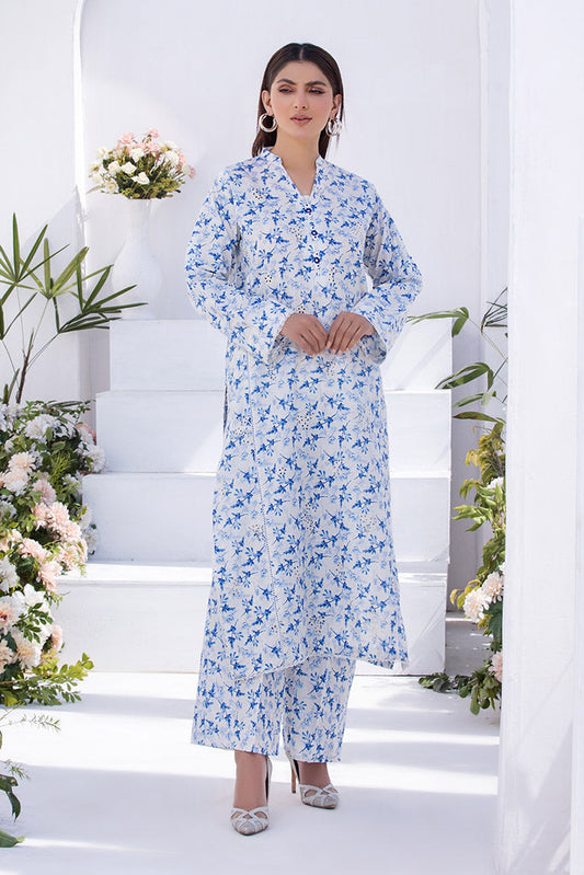 Ellena - 2-PC Stitched Printed Lawn Suit