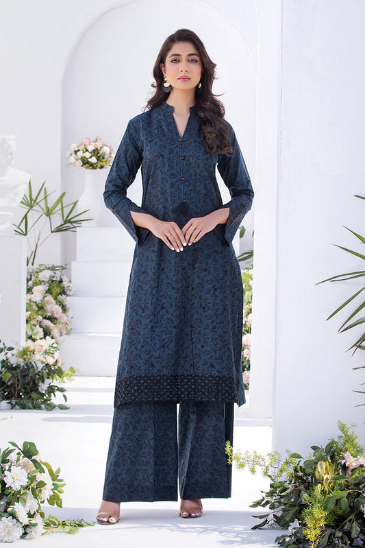 Ellena - 2-PC Stitched Printed Lawn Suit