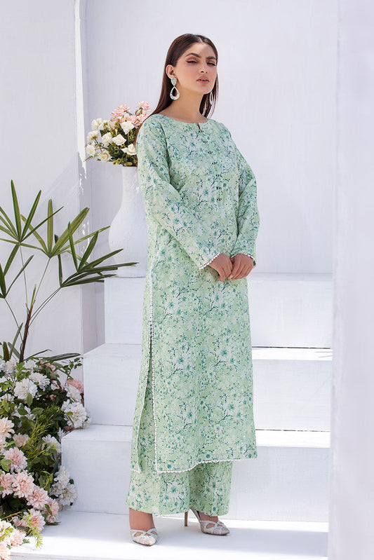 Ellena - 2-PC Stitched Printed Lawn Suit