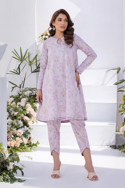 Ellena - 2-PC Stitched Printed Lawn Suit