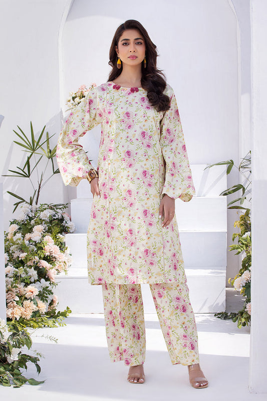 Ellena - 2-PC Stitched Printed Lawn Suit