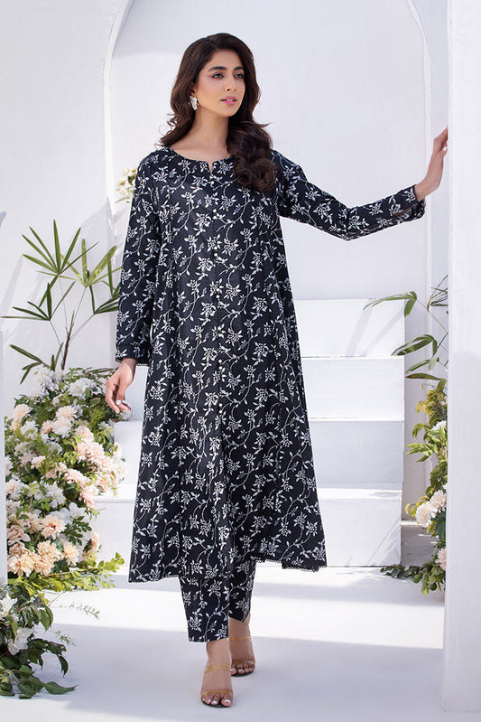 Ellena - 2-PC Stitched Printed Lawn Suit