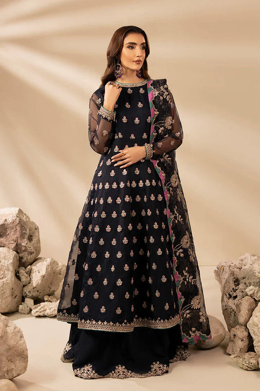 3-PC Stitched Embroidered Suit
