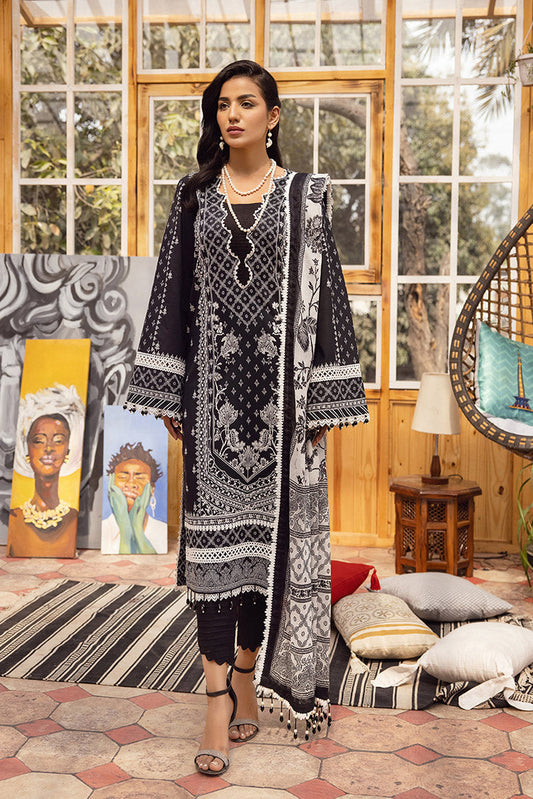 Ellena - 3-PC Unstitched Lawn Suit