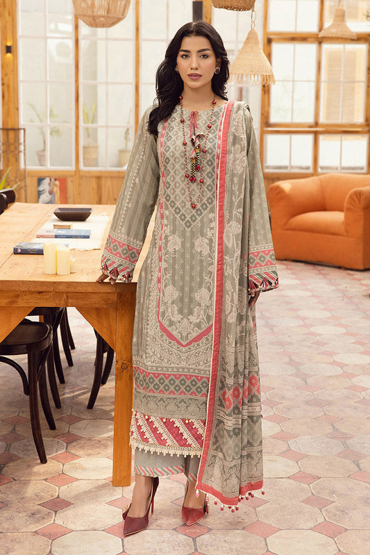 Ellena - 3-PC Unstitched Lawn Suit