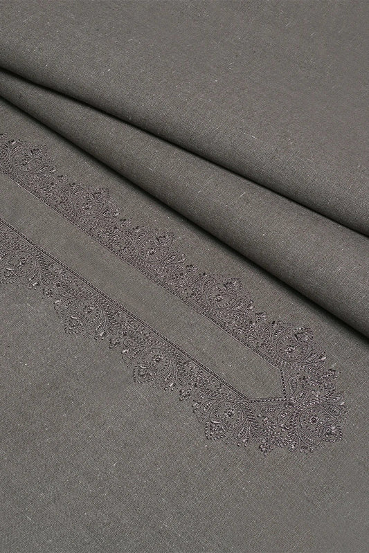 Fabrich - Flax Embroidered Kameez Shalwar - Wasaya Khaddar - FAB-35
