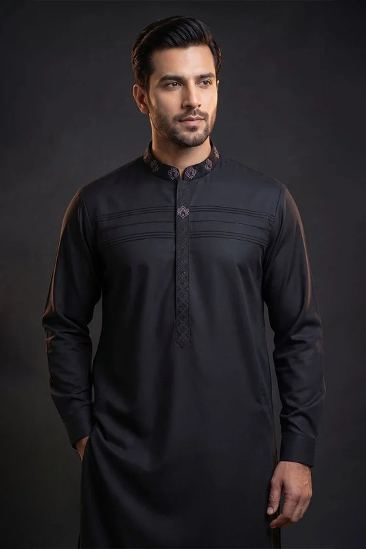 Fabrich - Premium Embroidered Unstitched Suit - FAB-9925