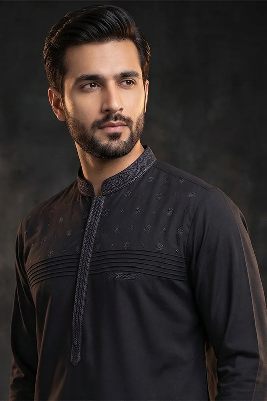 Fabrich - Premium Embroidered Unstitched Suit - FAB-9951