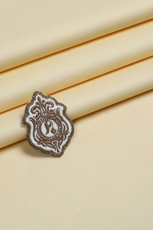 Fabrich - Men's Unstitch Soft Cotton Kameez Shalwar - Flax