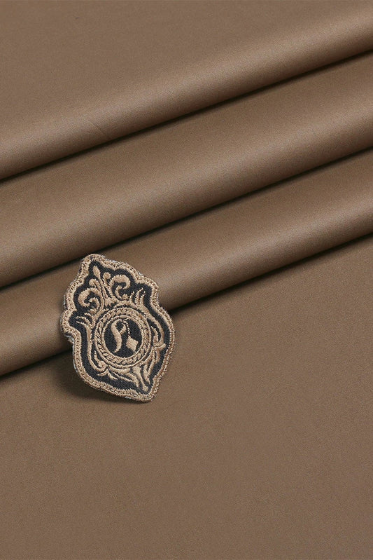 Fabrich - Men's Unstitch Soft Cotton Kameez Shalwar - Caramel