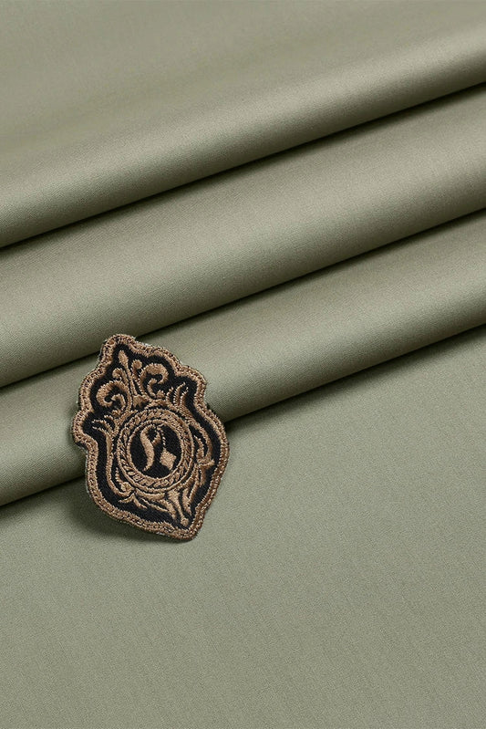 Fabrich - Men's Unstitch Soft Cotton Kameez Shalwar - Moss