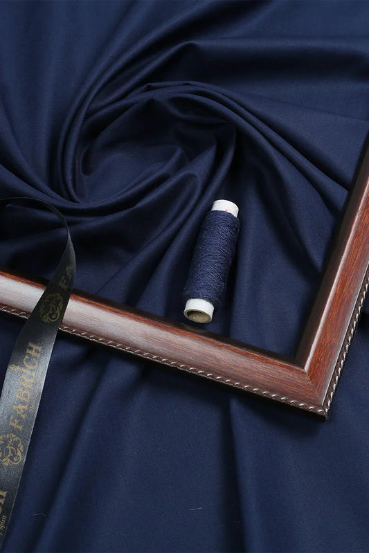 Fabrich - Men's Unstitch Soft Cotton Kameez Shalwar - Navy