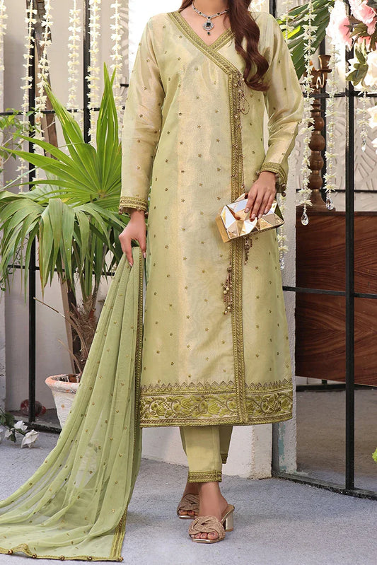 Picture of Tasneem Shamim - Zumra Luxury Festive - Seren - Masuri - 3-Piece MTO - Available at Raja Sahib