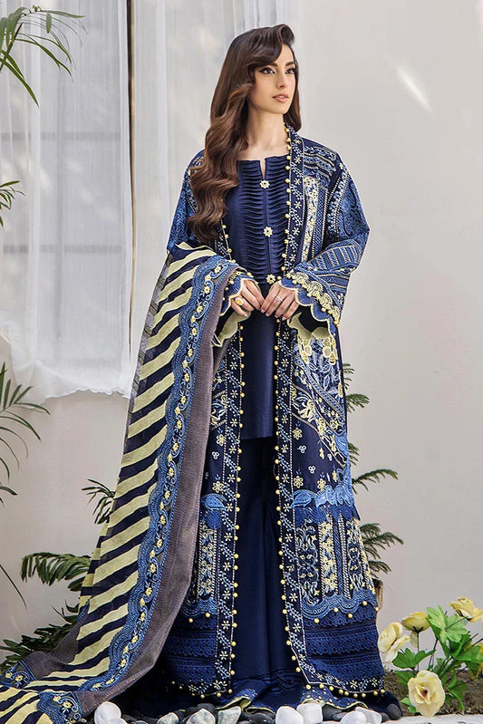 Picture of Tessa - Festive Lawn - Midnight Mirage - Available at Raja Sahib