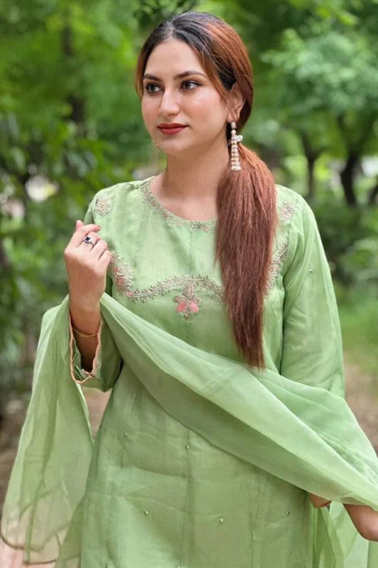 Damask - 3 PC Formal Pret Collection - Mint