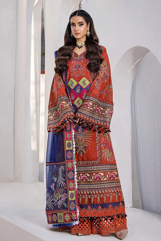 Picture of Tessa - Festive Lawn - Vibrance Reverie - Available at Raja Sahib