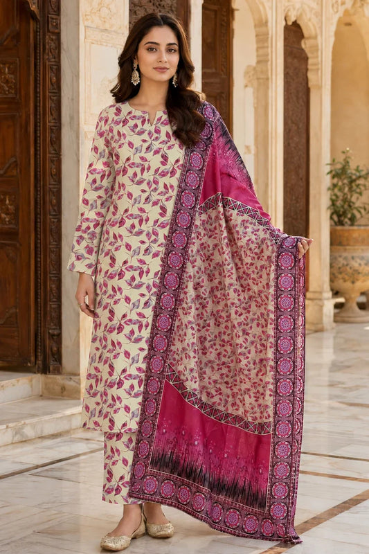 Kleren - Digital Printed Doria Lawn - F-25 - Unstitched