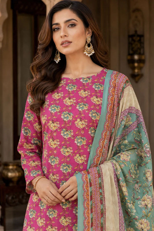Kleren - Digital Printed Doria Lawn - F-29 - Unstitched