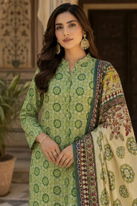 Kleren - Digital Printed Doria Lawn - F-36 - Unstitched