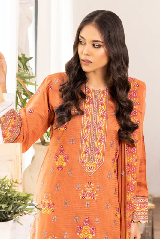 Picture of <!--bsx-->Kleren - Flora Embroidered Viscose Collection - F-22 - Available at Raja Sahib