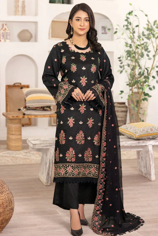 Kleren - Flora Embroidered Viscose Collection - F-25