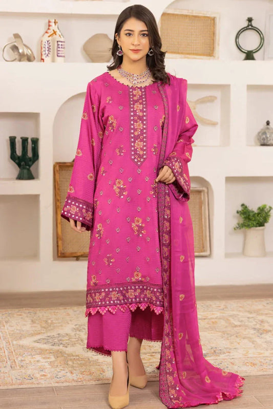 Picture of <!--bsu-->Kleren - Flora Embroidered Viscose Collection - F-29 - Available at Raja Sahib