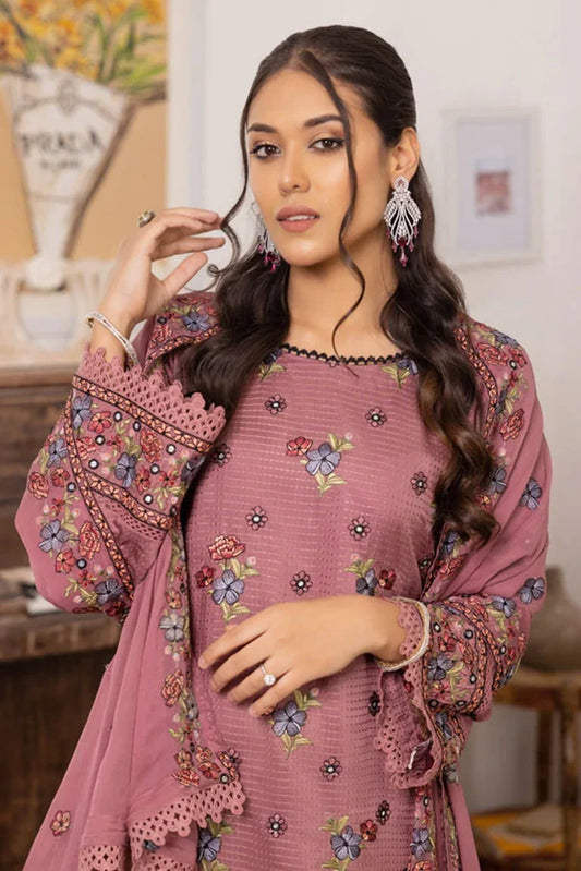 Kleren - Flora Embroidered Viscose Collection - F-31