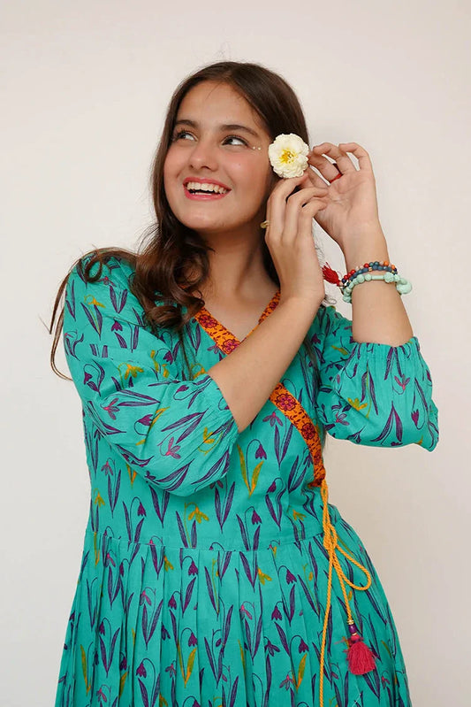 Senorita - Girls Eid Dress - Casual Maxi - Cotton Lawn Printed - GAA-03476