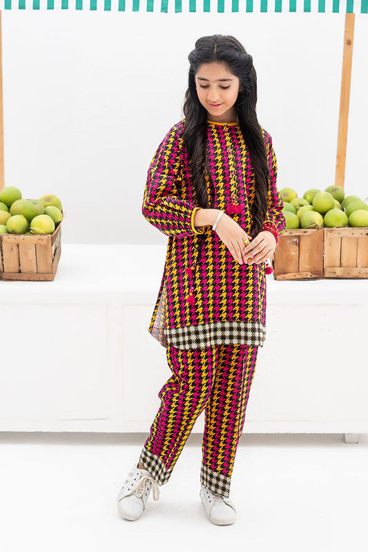 Senorita - GAC-02384 | Black & Multicolor | Casual 2 Piece Suit | Cotton Khaddar Printed