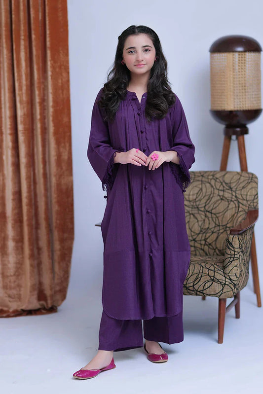 GAC-02770 | Purple | Casual 3 Piece Suit | Acrylic Fabric