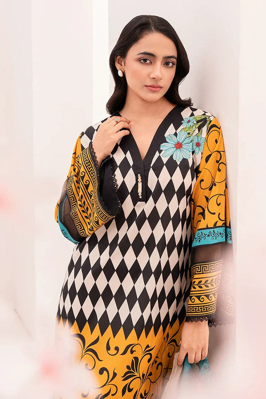 Picture of Stitch Vibes - Honey Lustre Dress - GMM7232 - Available at Raja Sahib