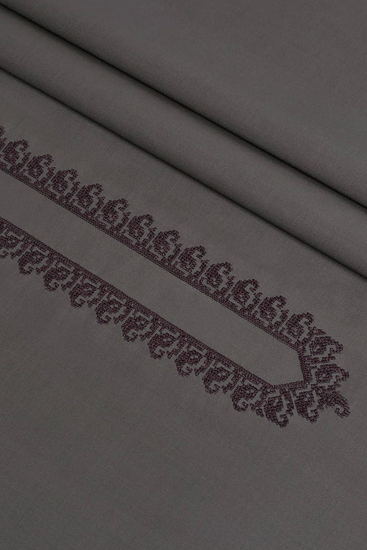 Fabrich - Men's Embroidered Unstitch Kameez Shalwar - Cader