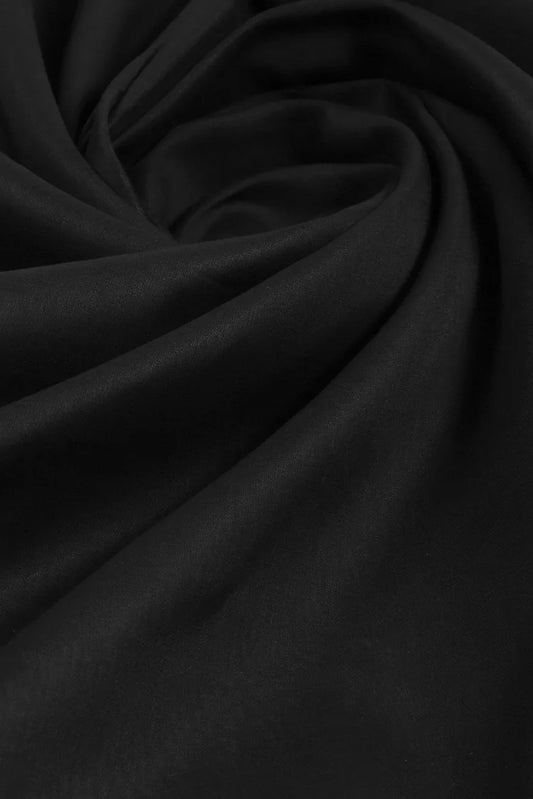 Fabrich - Premium Cotton-Lawn Unstitched Kameez Shalwar - Black