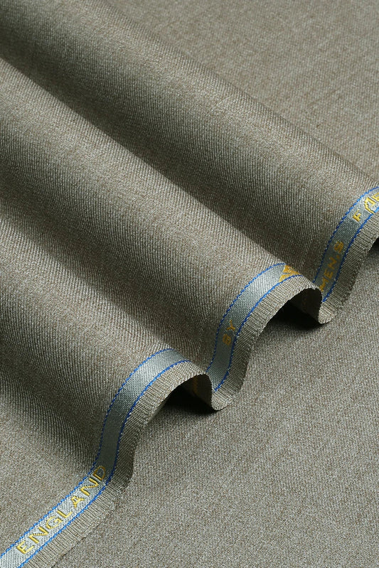 Fabrich - Men's Unstitch Poly-Wool Blend Kameez Shalwar - Mud