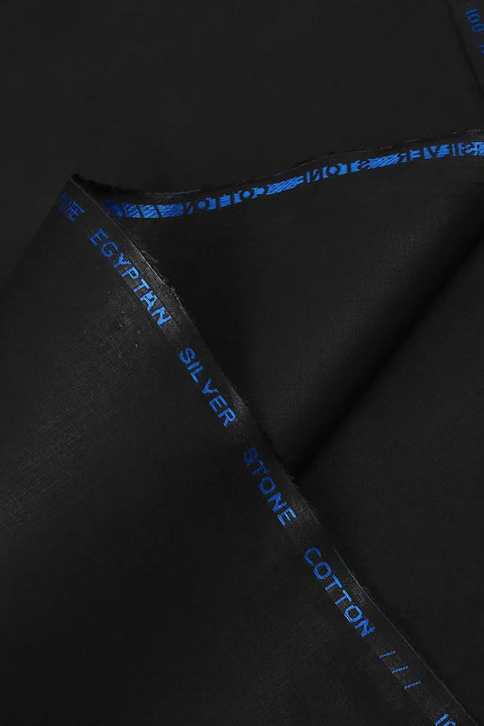 Fabrich - Men's Unstitch Pima Cotton Kameez Shalwar - Black