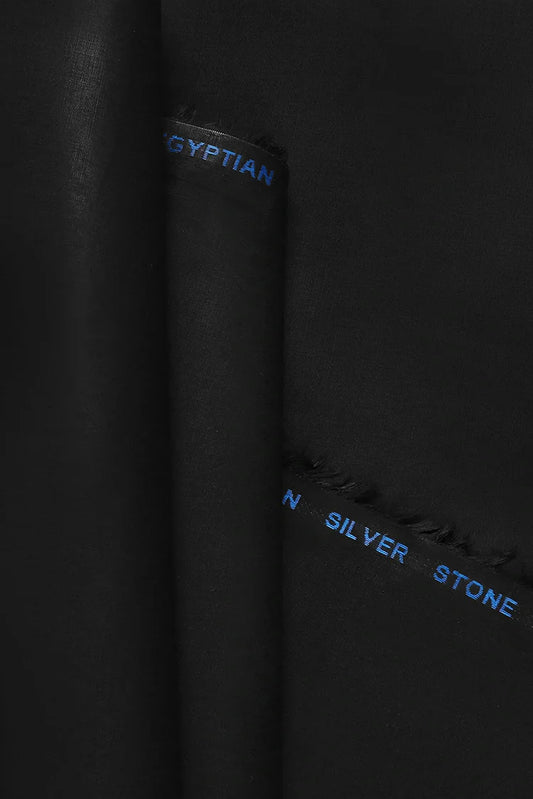 Fabrich - Men's Unstitch Pima Cotton Kameez Shalwar - Black