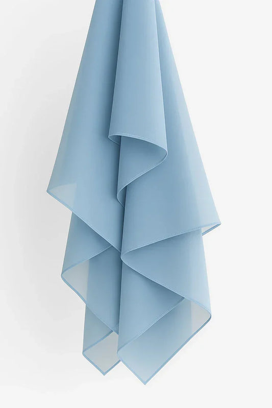 Divinely Crafted - Hijab Chiffon | Sky Blue