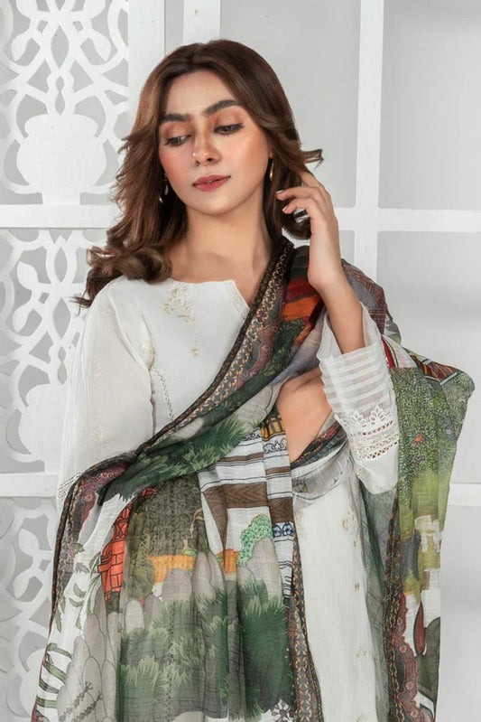 Imran Aftabs - Lawn - 3 Piece - IALC-UF-17