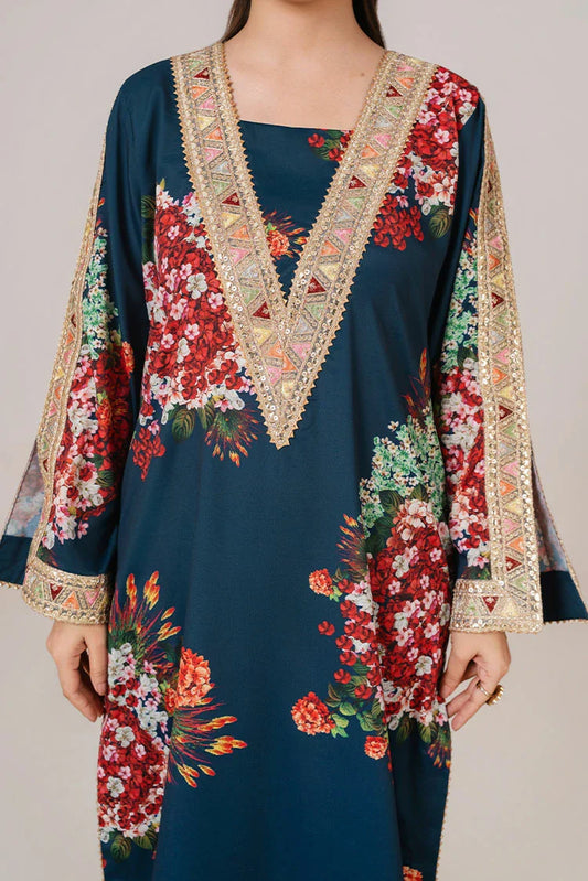 Stitch Vibes - Teal Bloom