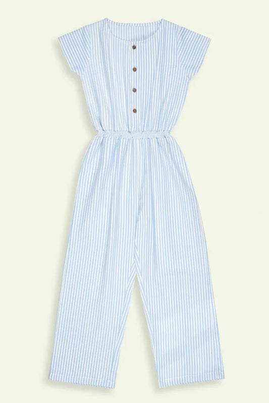 Ixample - Girls Striped Jumpsuit