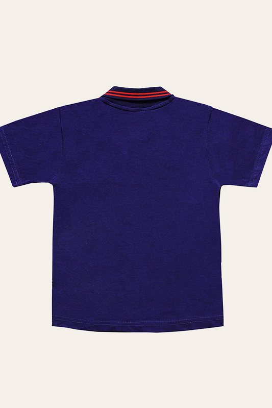 Ixample - Red Navy Fashion Polo