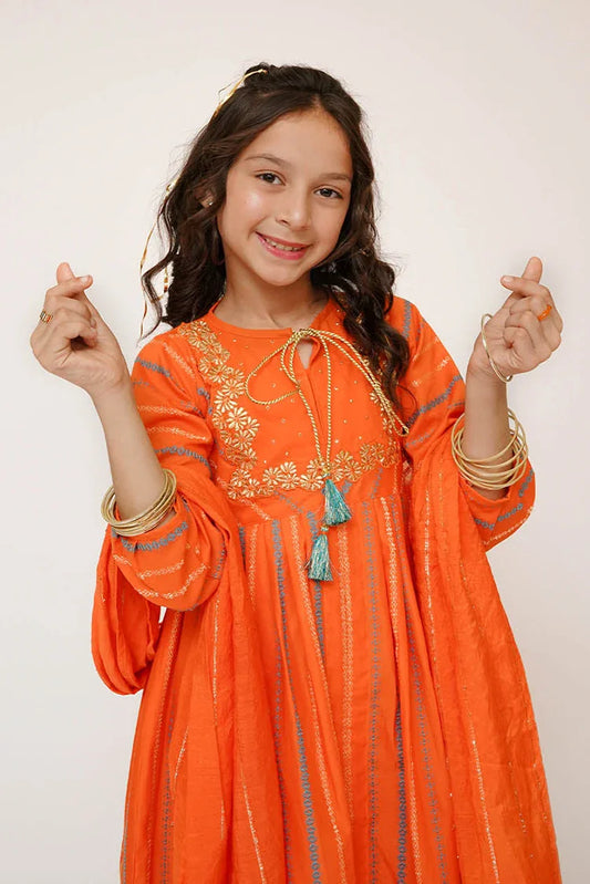 Senorita - Kids Casual Dress - Casual Plus 3 Piece Suit - KBD-03499
