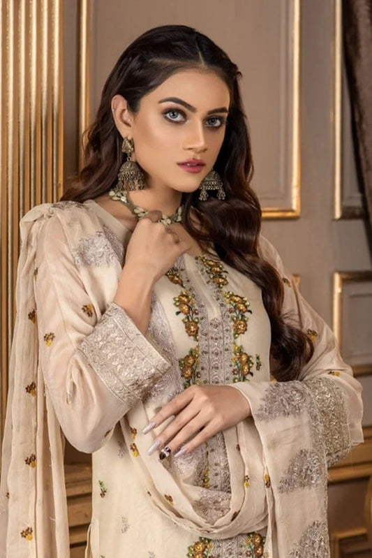 Picture of <!--bmh-->Ketifa - 3 PC Luxury Unstitched Collection - Fiests Shine - Available at Raja Sahib