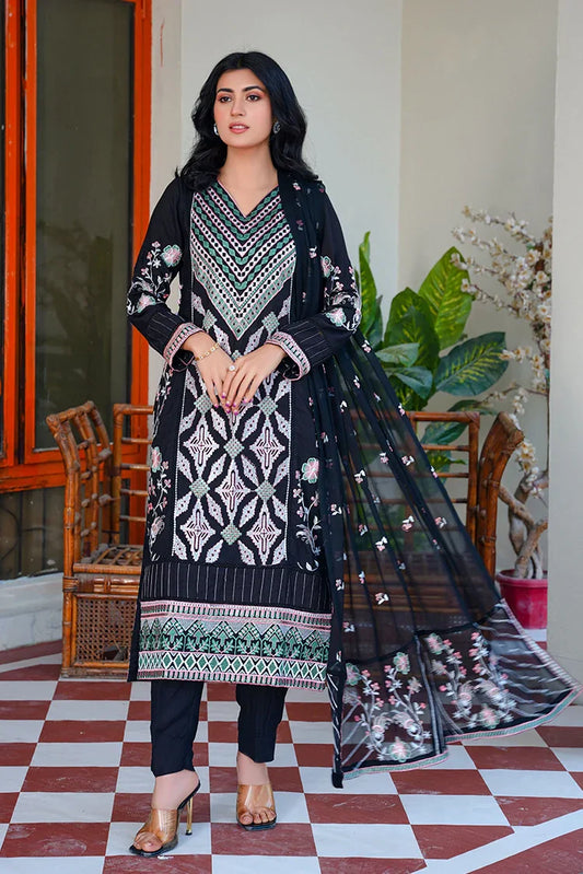 Picture of <!--ajf-->Threads & Weaves - Karandi 3 PC Embroidered Collection - KR24102 - Available at Raja Sahib