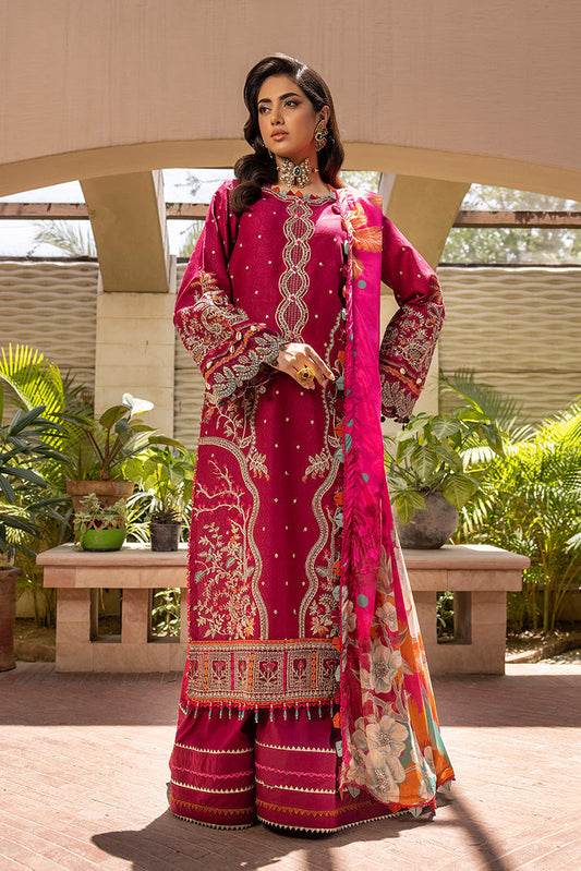 Ellena - 3-PC Unstitched Embroidered Lawn Suit
