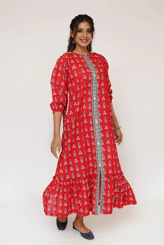 Senorita - Women Eid Dress - Casual Maxi - Cotton Lawn Printed - LAA-03503