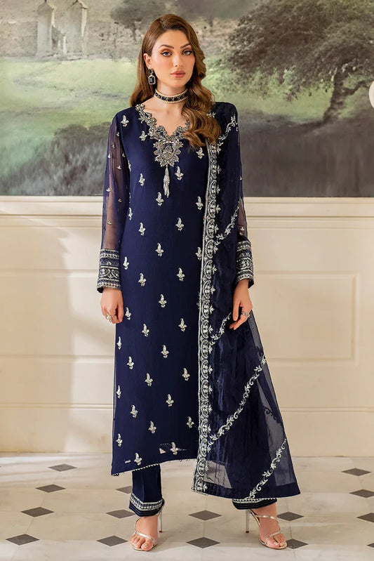 Fozia Khalid - Unstitched Chiffon Collection - Lune - LFP-1110