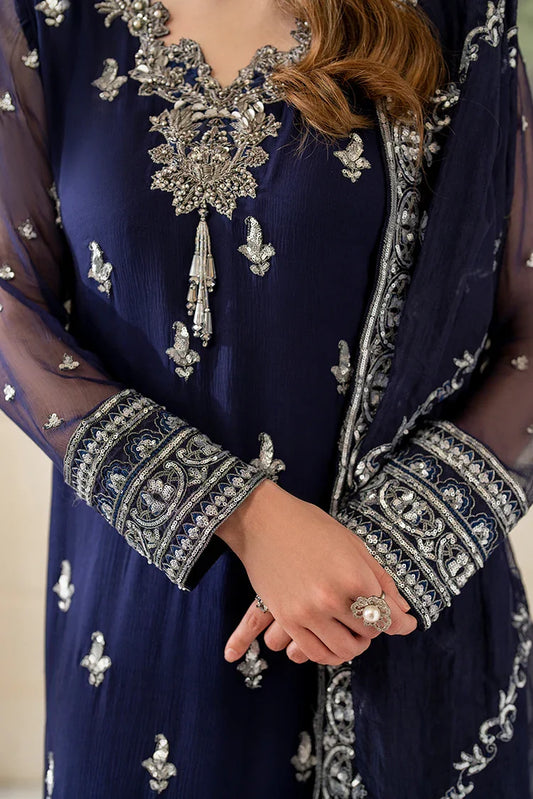 Fozia Khalid - Unstitched Chiffon Collection - Lune - LFP-1110