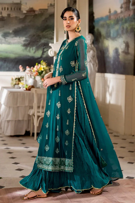 Fozia Khalid - Unstitched Chiffon Collection - Aireen - LFP-1111