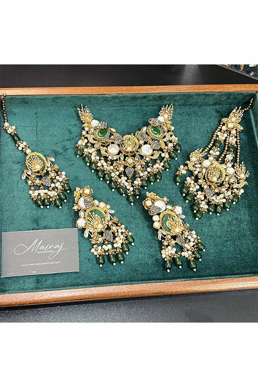 Mairaj Accessories - Adeena Green